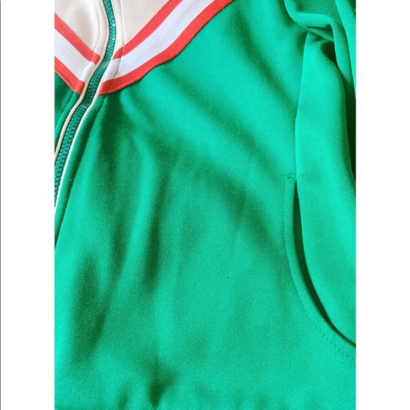 Urban Outfitters Green Retro track jacket with red stripe - Picture 7 of 10